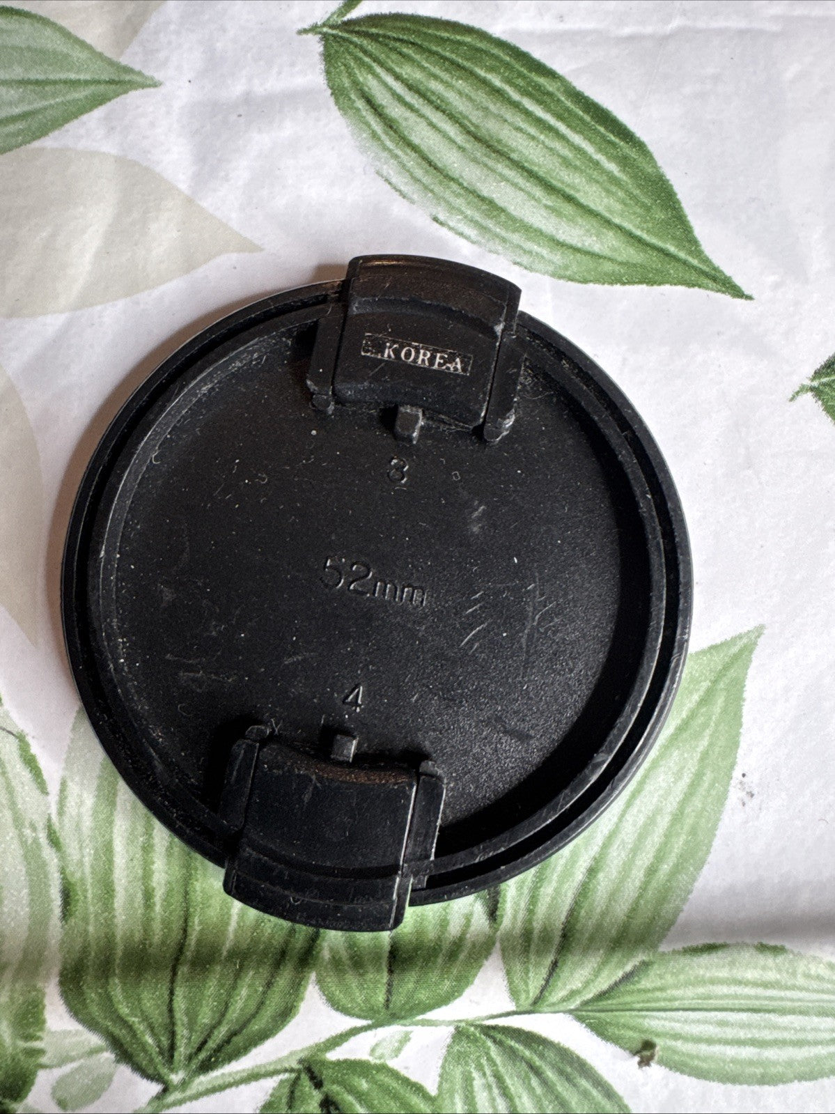 52mm Lens Cap Unbranded Made In Korea Good Condition