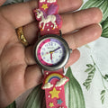 Beautiful Pink Colour Ravel Unicorn Kids Girl Watch- Fancy Look