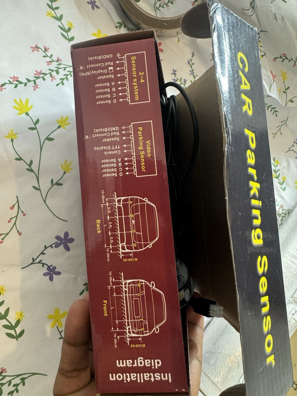 4x Parking Sensors Car Reverse Backup Rear Radar Alert System DualCore CPU desig