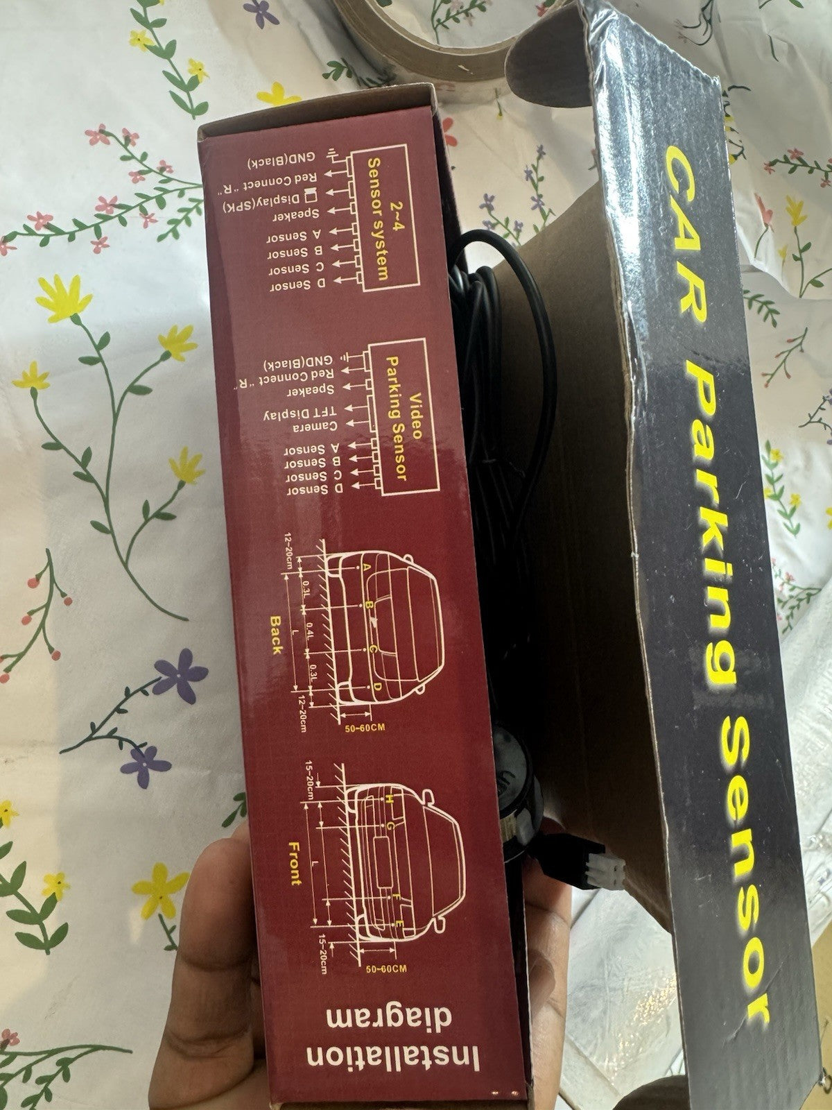 4x Parking Sensors Car Reverse Backup Rear Radar Alert System DualCore CPU desig