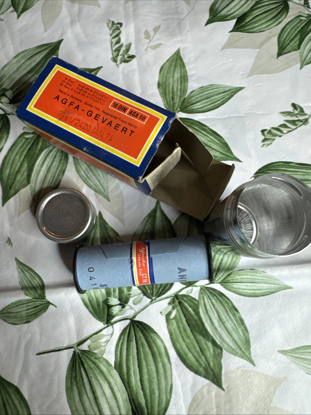 Agfa Color CT18 120 Expiry Jan1974 Film Expired Film