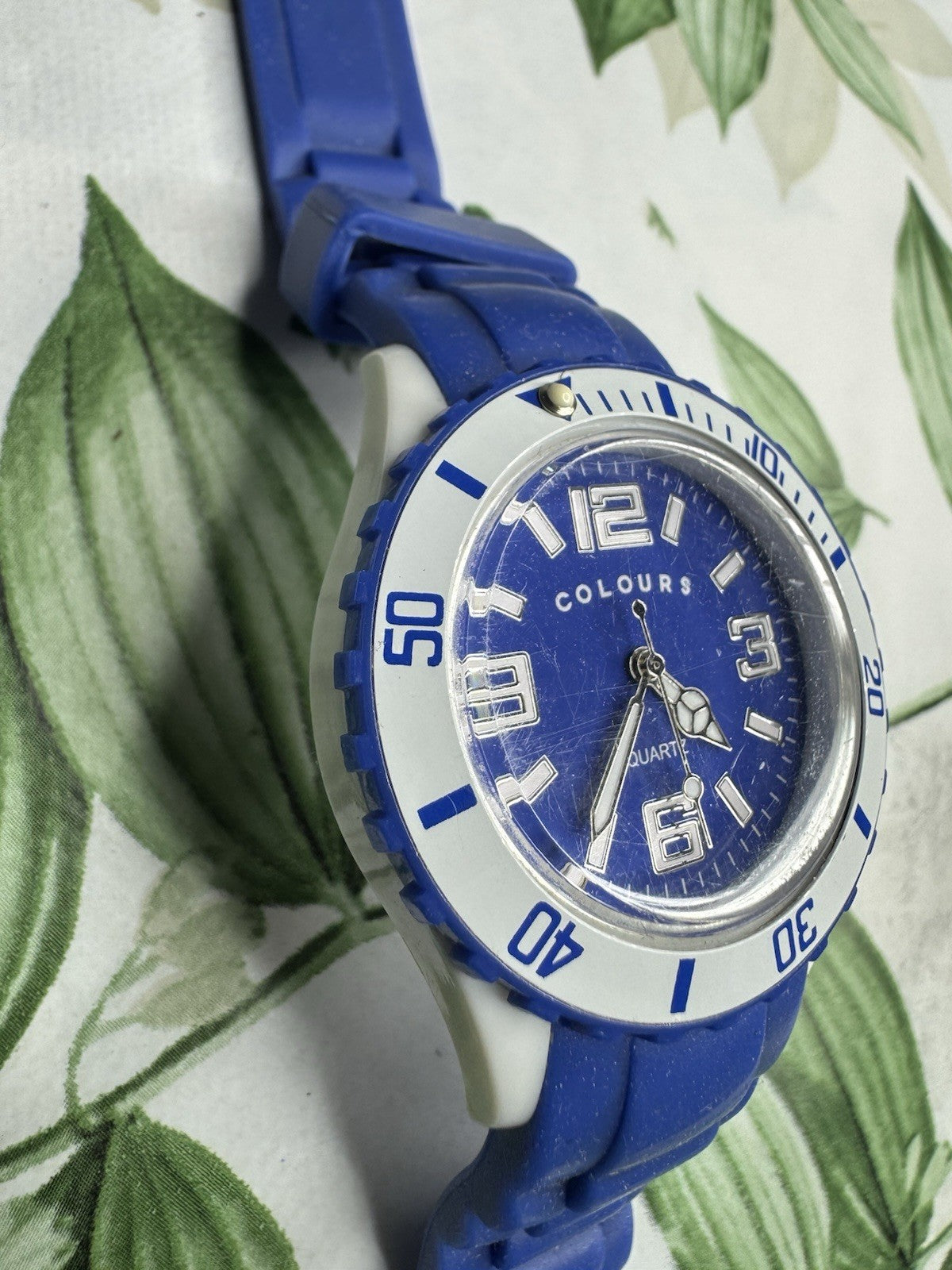 Boys & Girls Colors Blue color Quartz Watch, new battery fitted, fully working