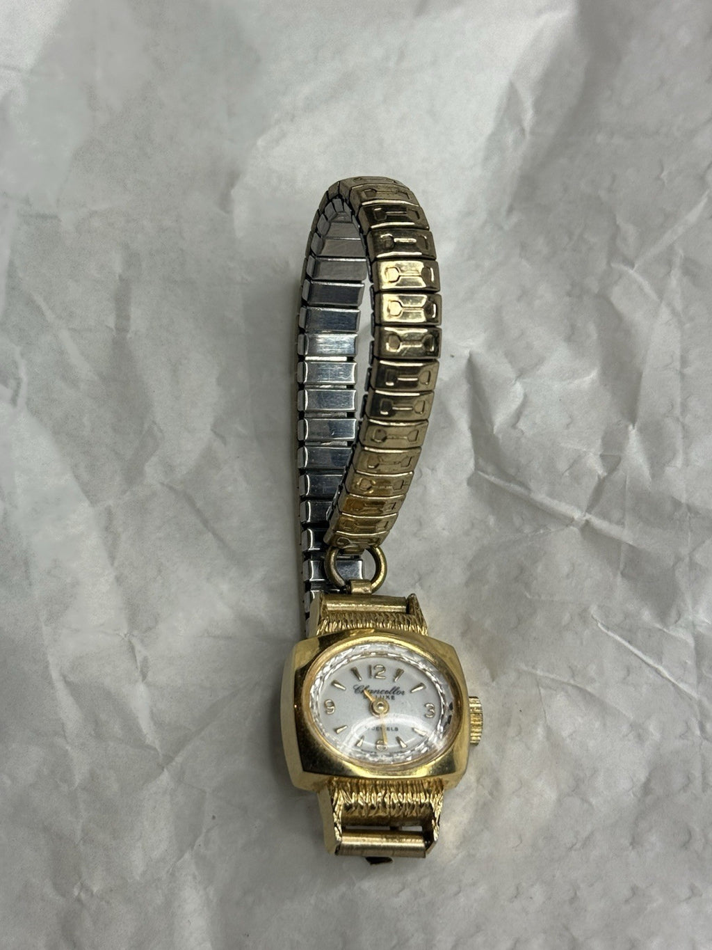 1970s Vintage Chancellor De Luxe Watch 17 Jewels Ladies Mechanical Wristwatch