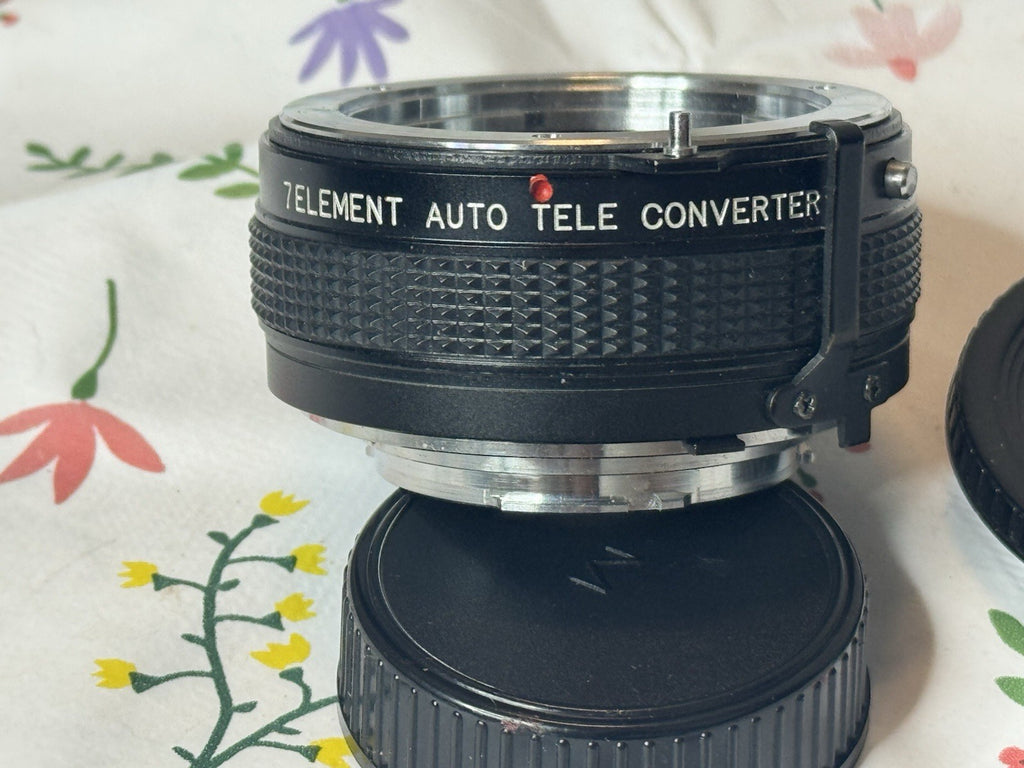 Alco 7-Element Auto Teleconverter Lens 2x MC for M/MD, Made in Japan