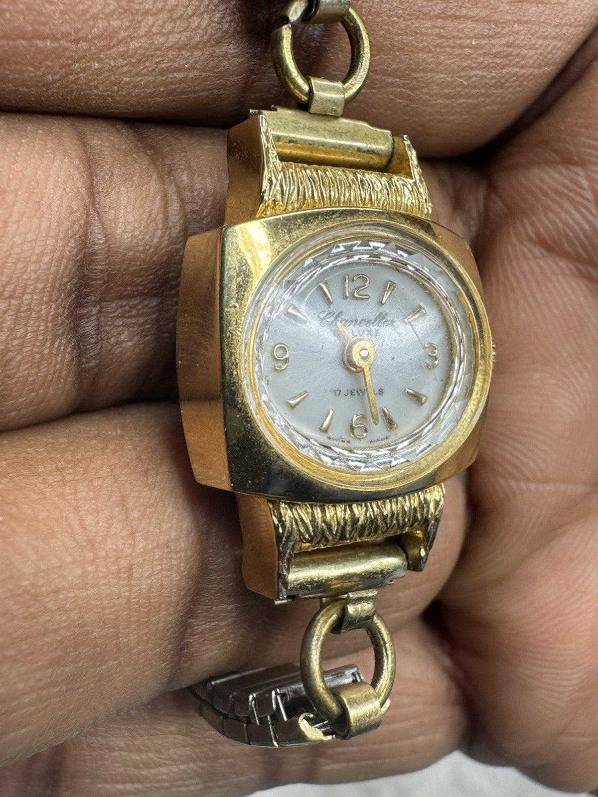 1970s Vintage Chancellor De Luxe Watch 17 Jewels Ladies Mechanical Wristwatch