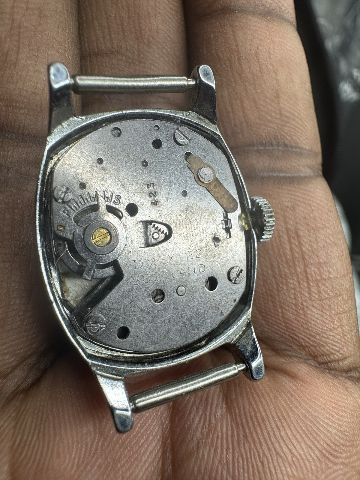 1960s Timex V-Conic Escapement Mechanical Watch made in Dundee Scotland, faulty