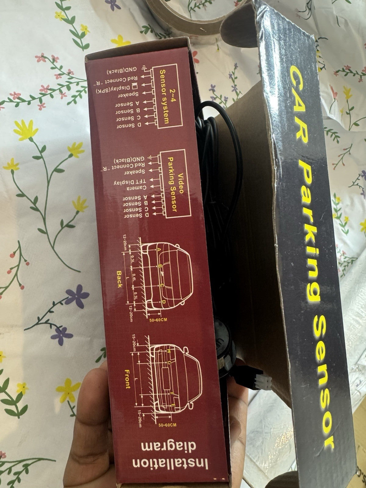 4x Parking Sensors Car Reverse Backup Rear Radar Alert System DualCore CPU desig