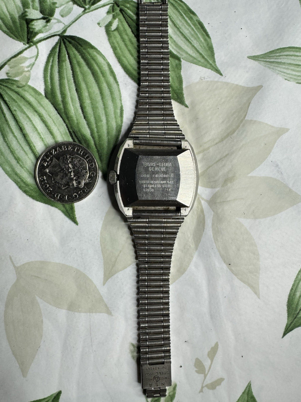 1970s Vintage Luxury Favre-Leuba Searaider II Daymatic Automatic Watch, working