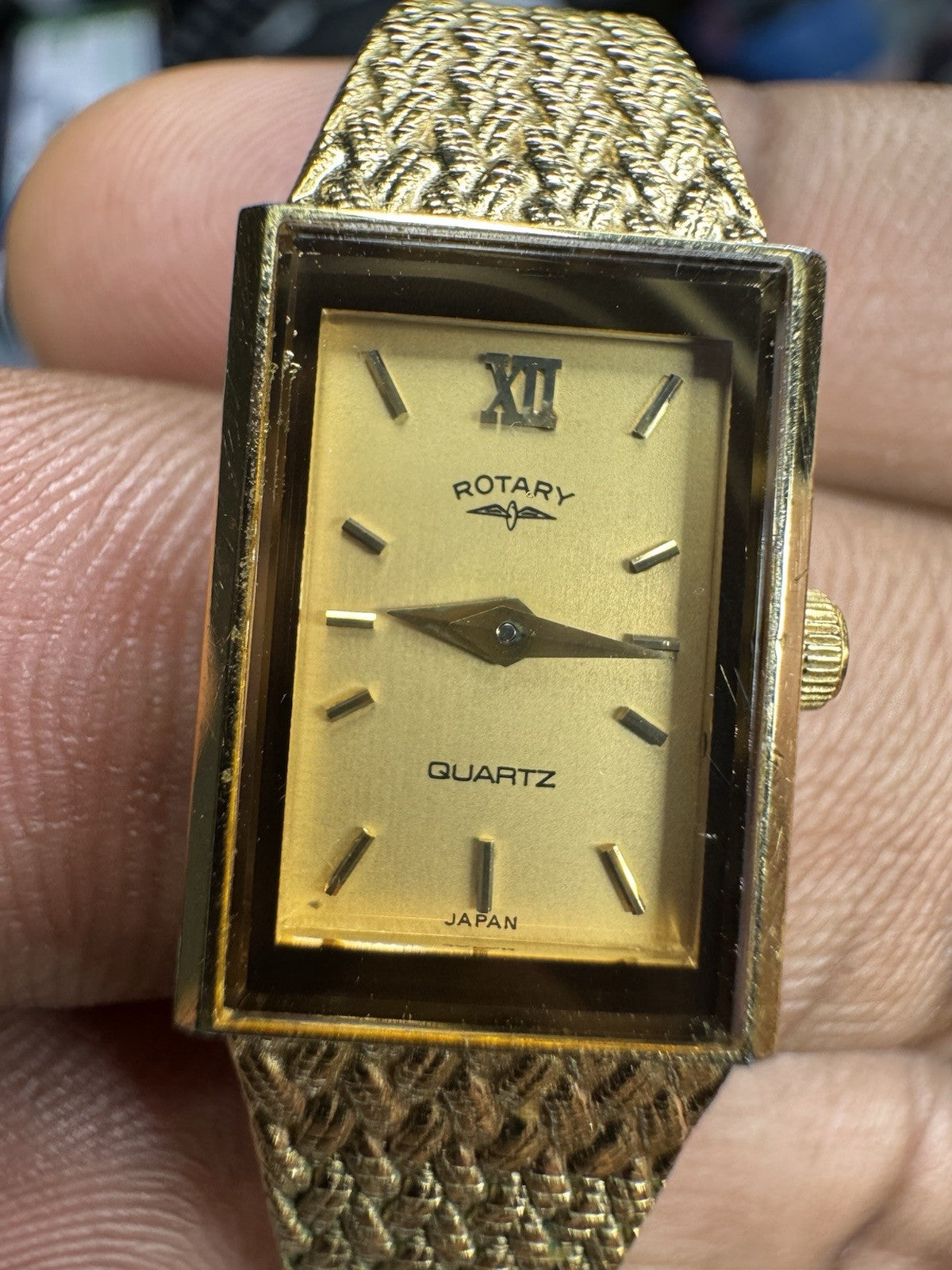 Beautiful ROTARY Gold-Plated Ladies Quartz Watch, Excellent Mint Condition