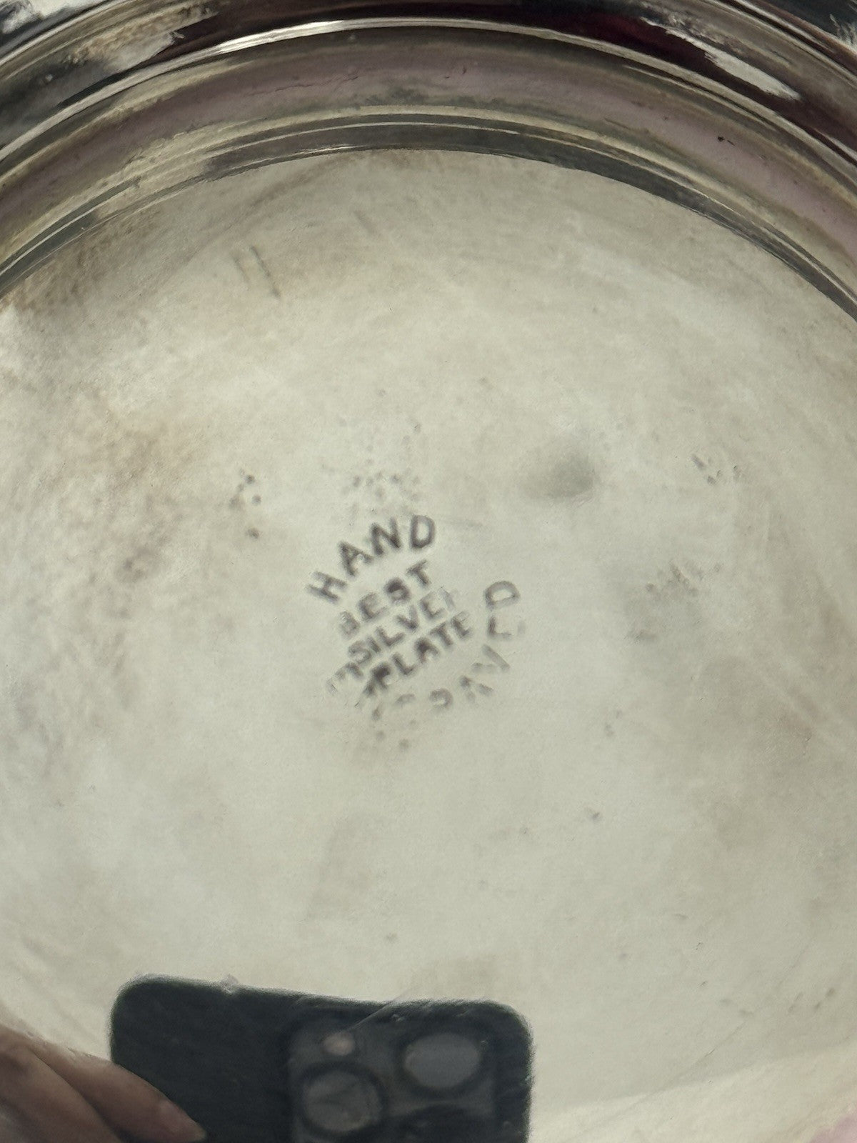 Antique Hand Best Silver Engraved Silver Plated Creamer