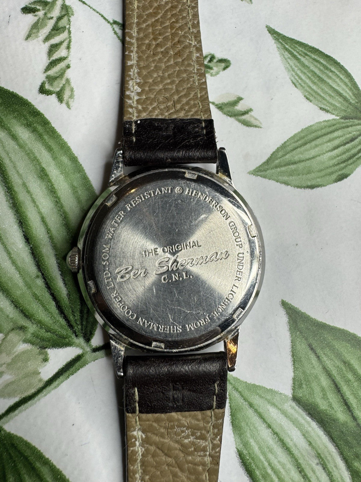 Ben Sherman 50M Water Resistant Mens Quartz Watch with Apollo Strap, working