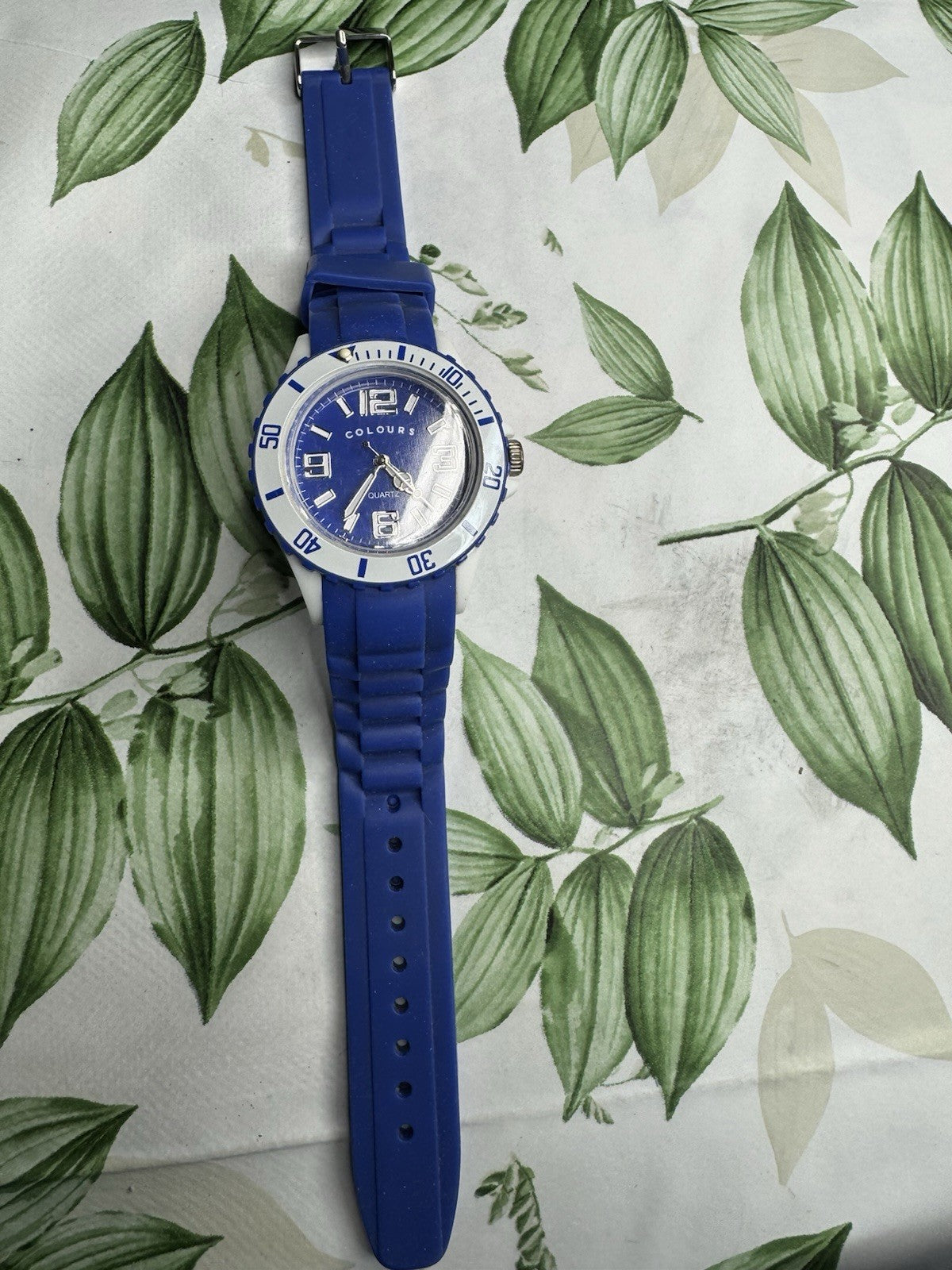 Boys & Girls Colors Blue color Quartz Watch, new battery fitted, fully working