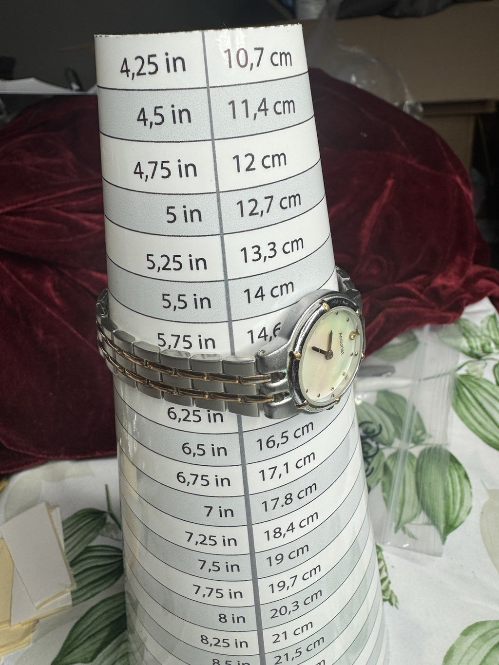 Accurist LB1743P Mother of Pearl Ladies Dual Tone Diamond Watch, fully working