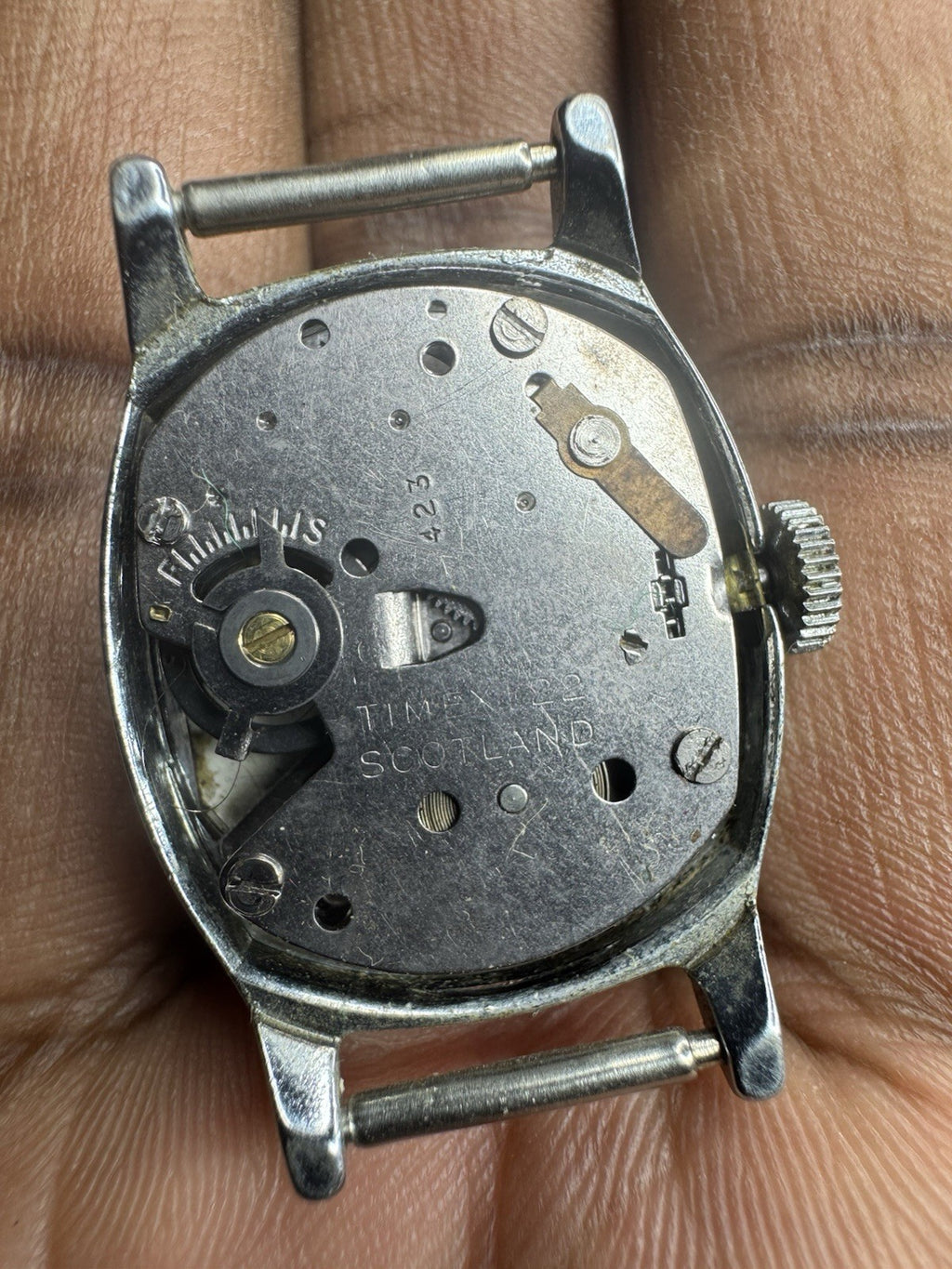 1960s Timex V-Conic Escapement Mechanical Watch made in Dundee Scotland, faulty