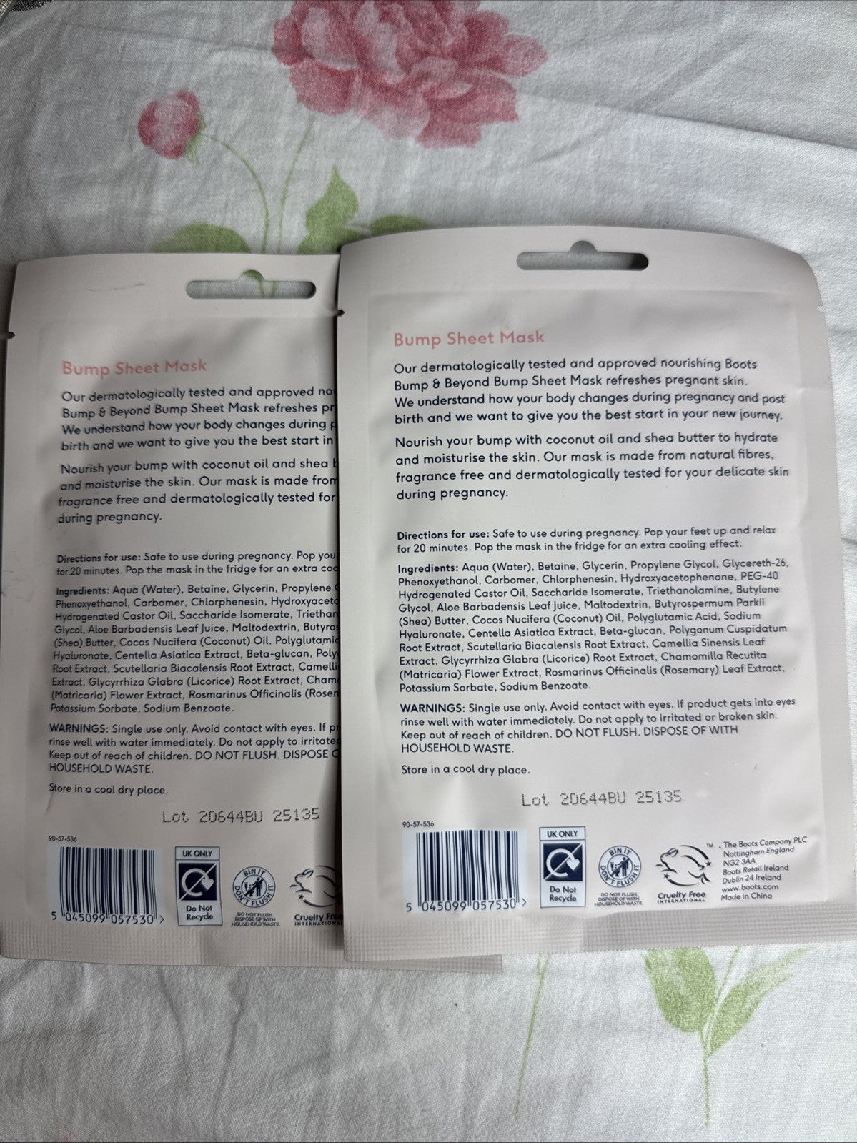 Boots Bump and beyond Bump Sheet Mask - Pack of 2