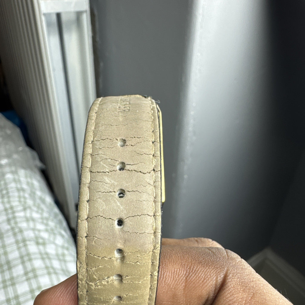 18K Gold Plated Lordson Mens Quartz Watch, new battery, no scratch, water resist