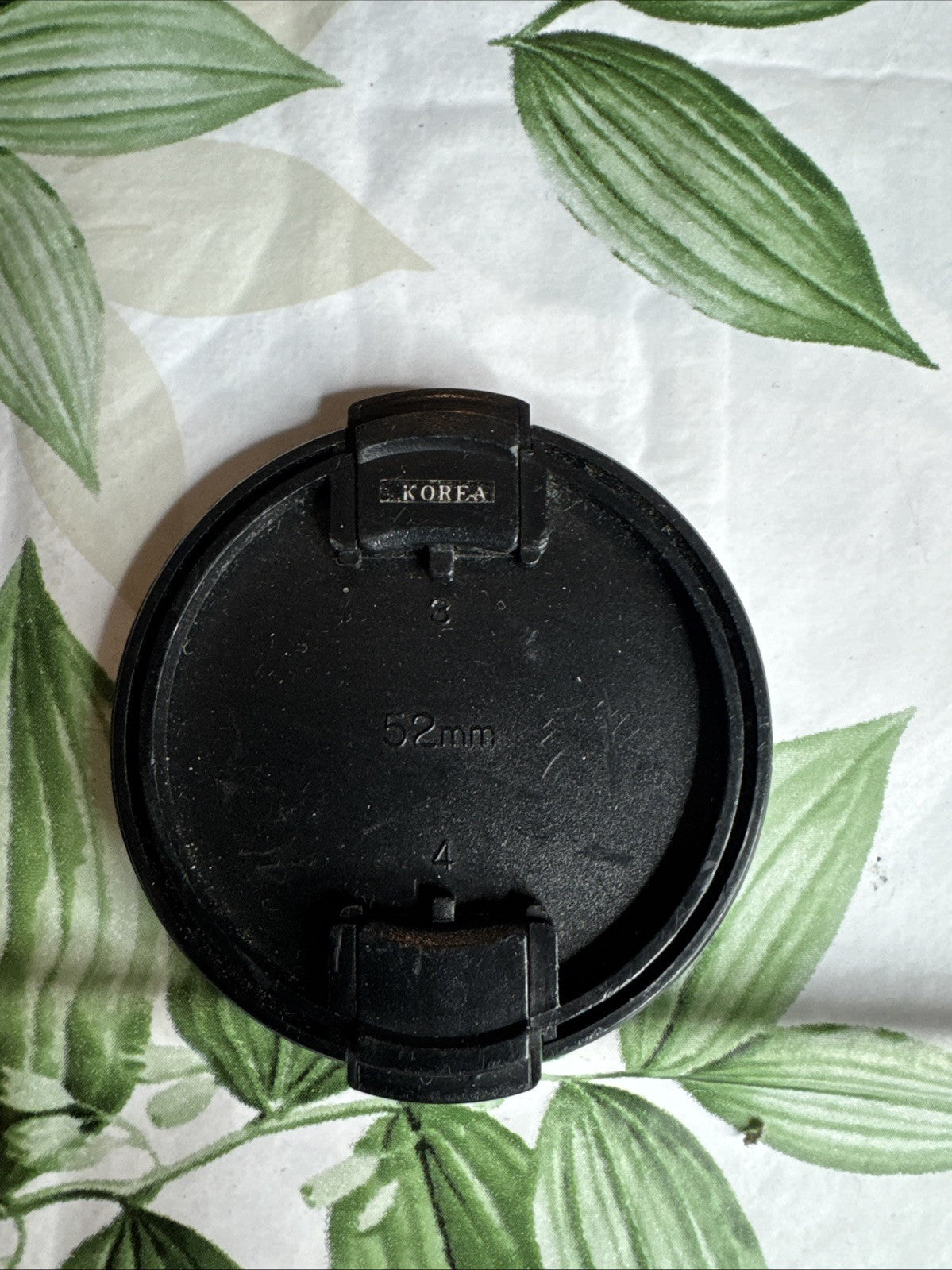 52mm Lens Cap Unbranded Made In Korea Good Condition