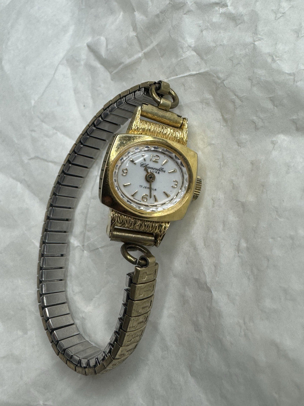 1970s Vintage Chancellor De Luxe Watch 17 Jewels Ladies Mechanical Wristwatch