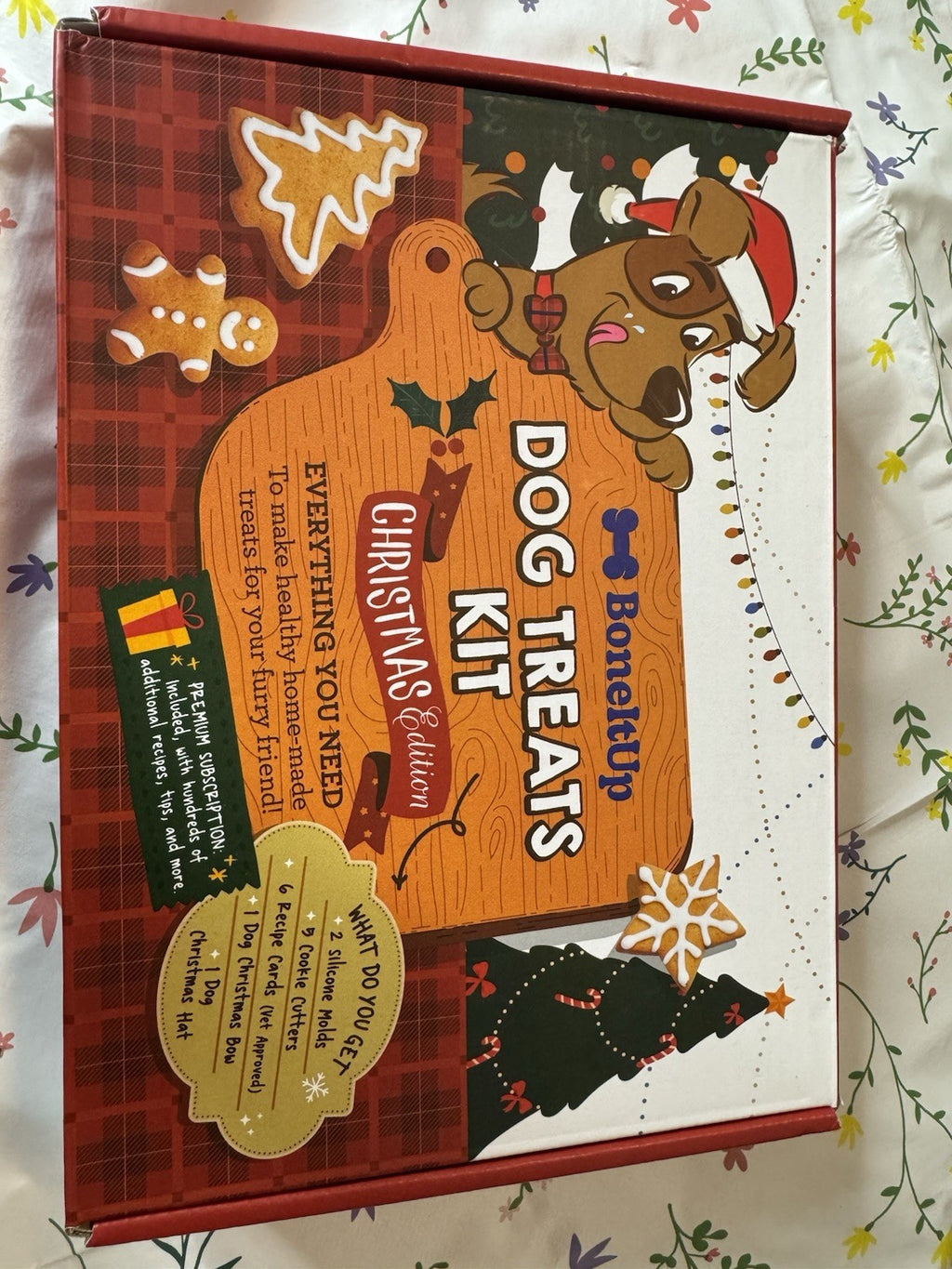 BoneItUp Home-Made Dog Treats Kit Christmas Edition