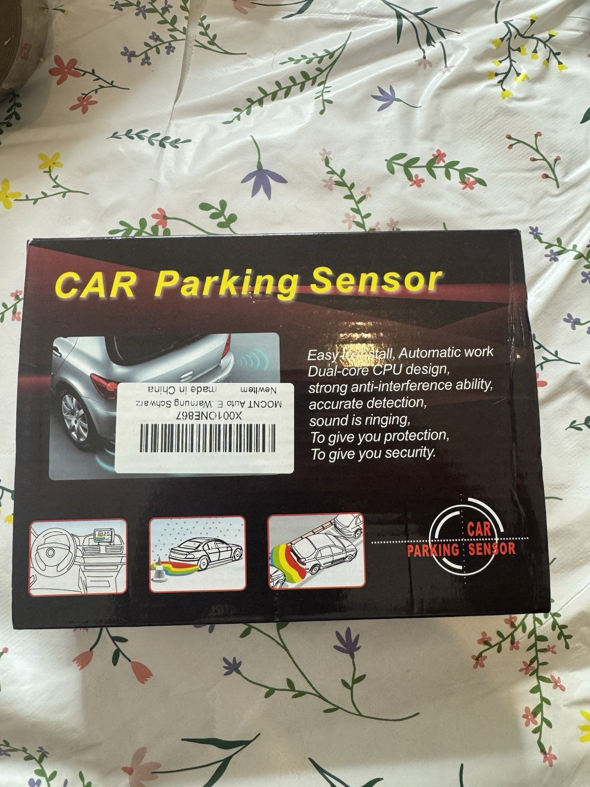 4x Parking Sensors Car Reverse Backup Rear Radar Alert System DualCore CPU desig