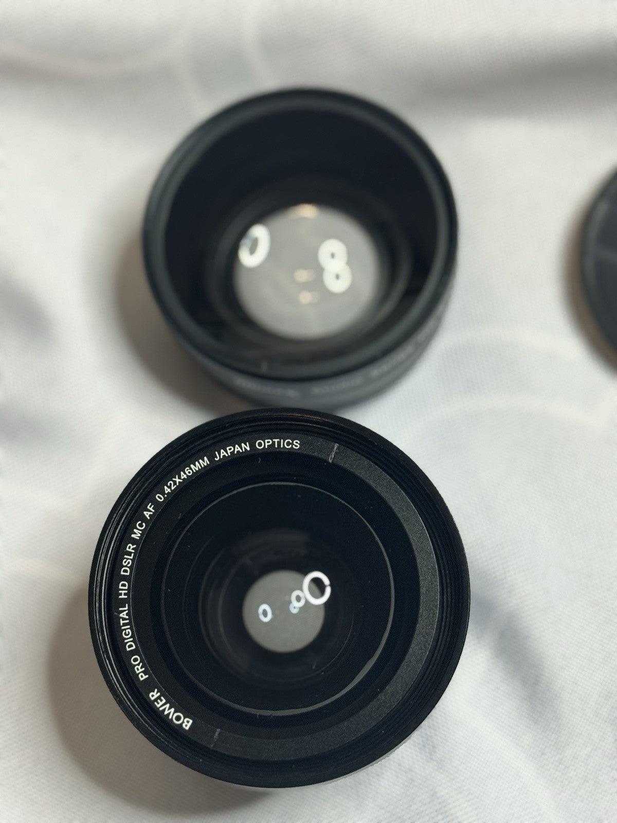 Bower Pro Digital HD MC AF 0.42*46MM and Ultimax Studio HD 0.43x AF Macro Lens