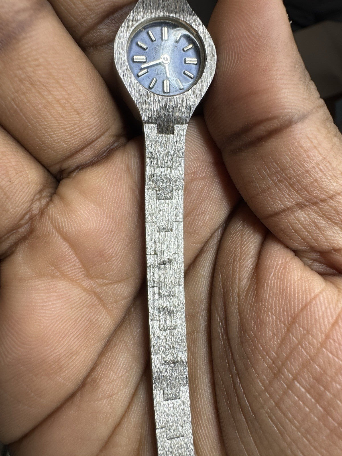Bentima Star 17 Jewels Incabloc Silver Tone Ladies Mechanical Watch, faulty