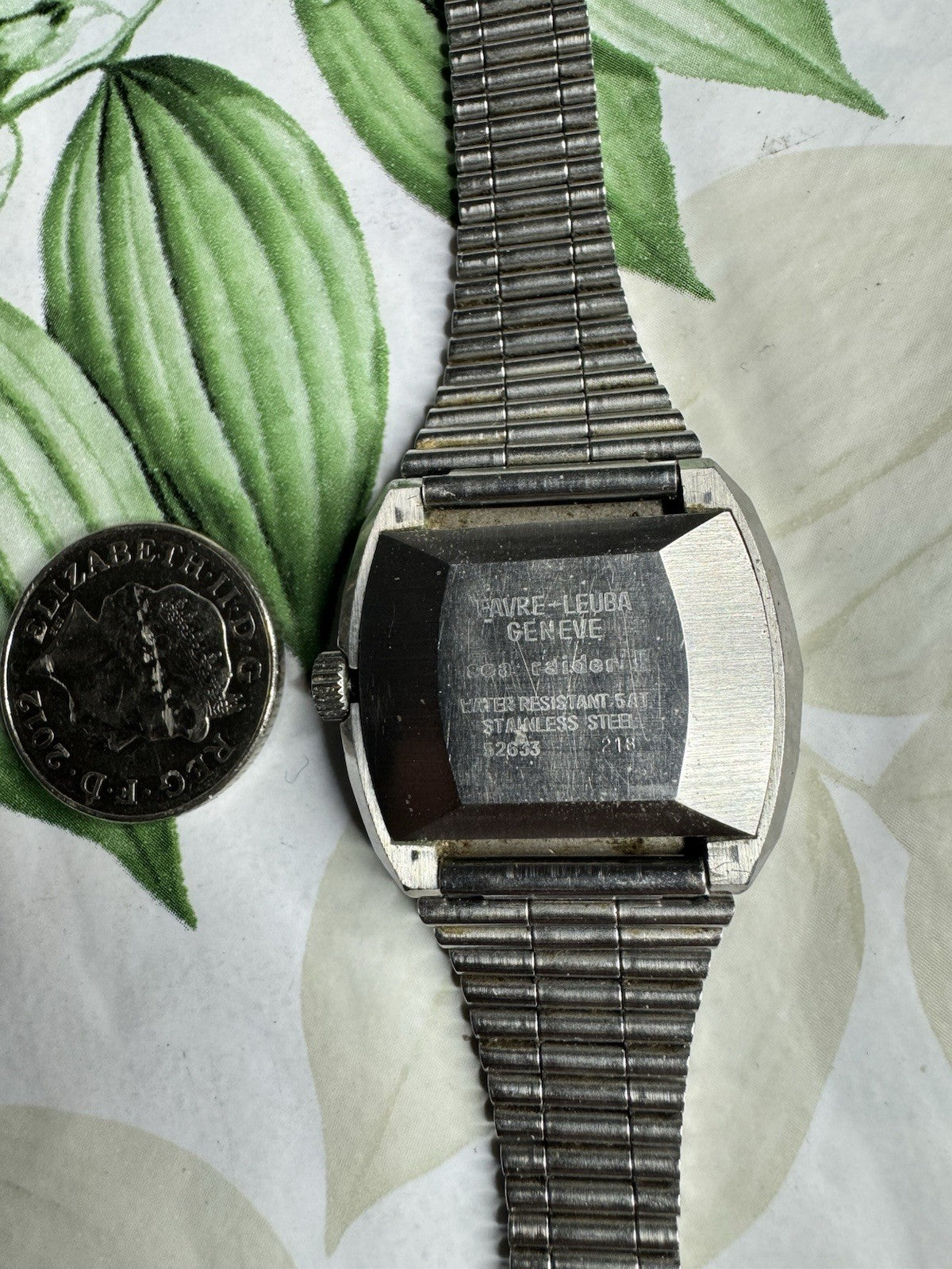 1970s Vintage Luxury Favre-Leuba Searaider II Daymatic Automatic Watch, working