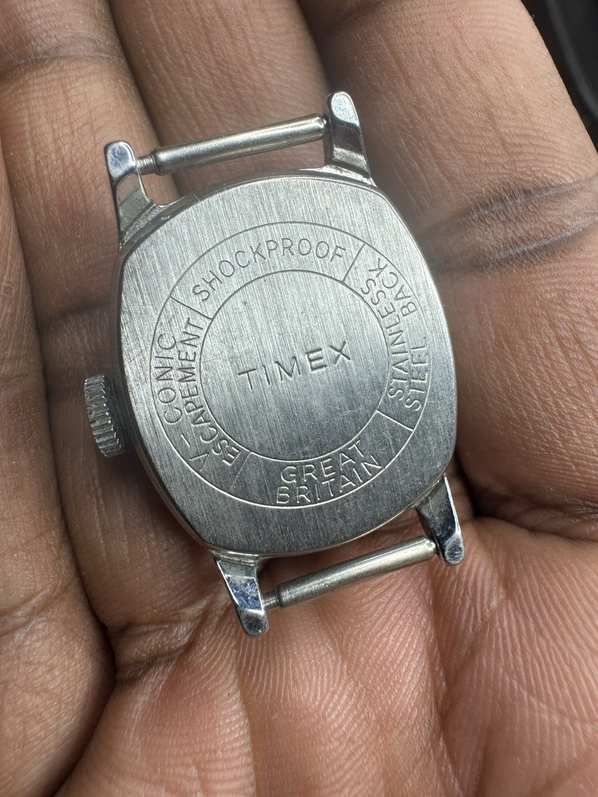 1960s Timex V-Conic Escapement Mechanical Watch made in Dundee Scotland, faulty