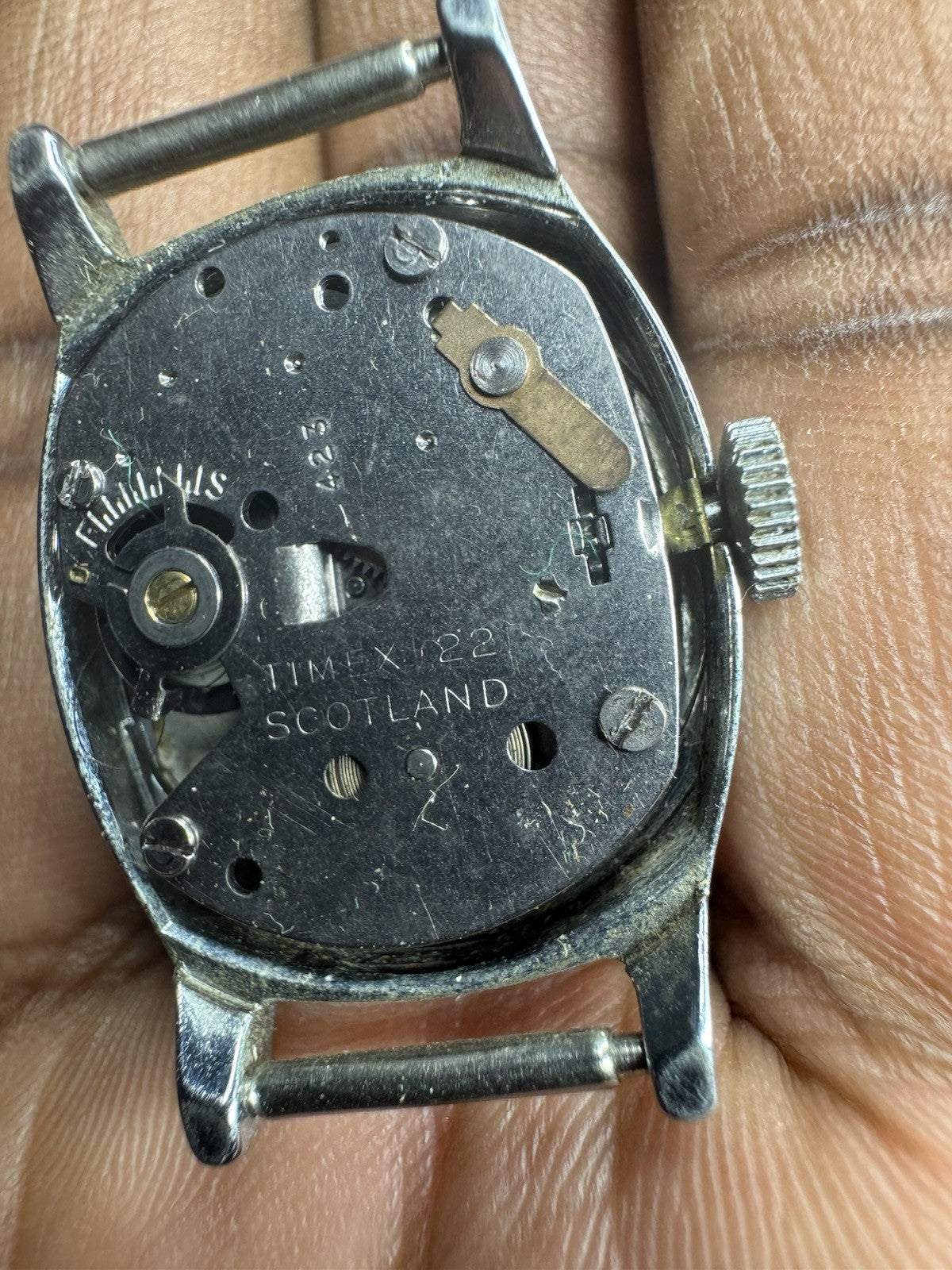 1960s Timex V-Conic Escapement Mechanical Watch made in Dundee Scotland, faulty