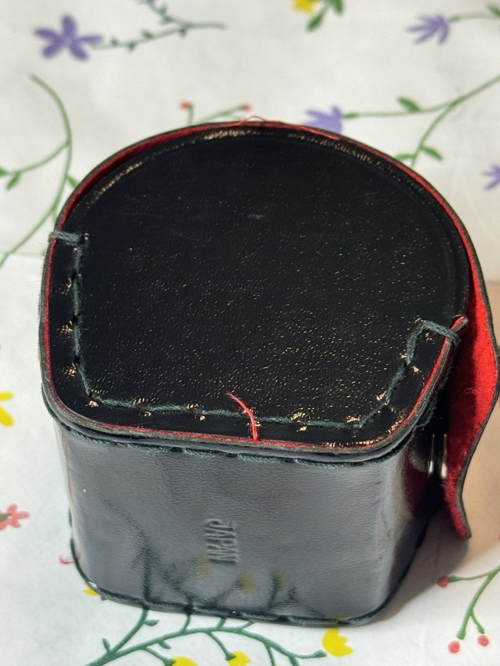 2x Teleconverter Hard Leather Case made in Japan Excellent Mint Condition