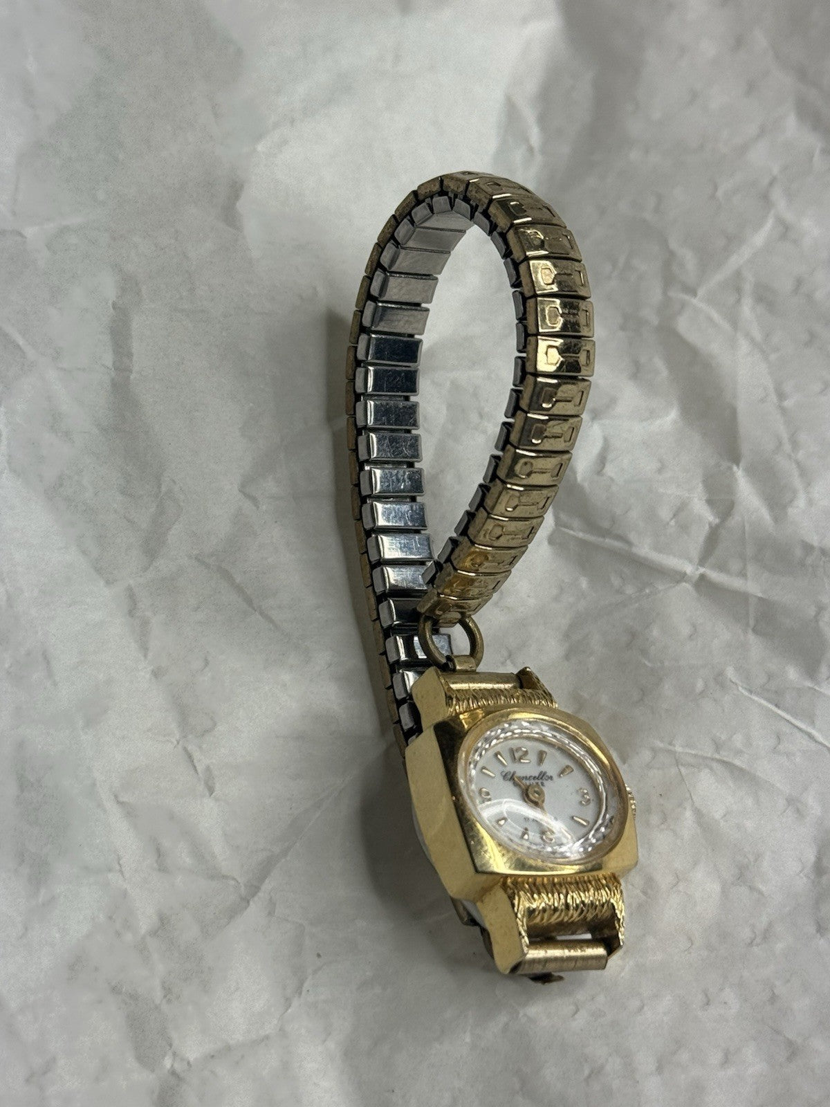 1970s Vintage Chancellor De Luxe Watch 17 Jewels Ladies Mechanical Wristwatch